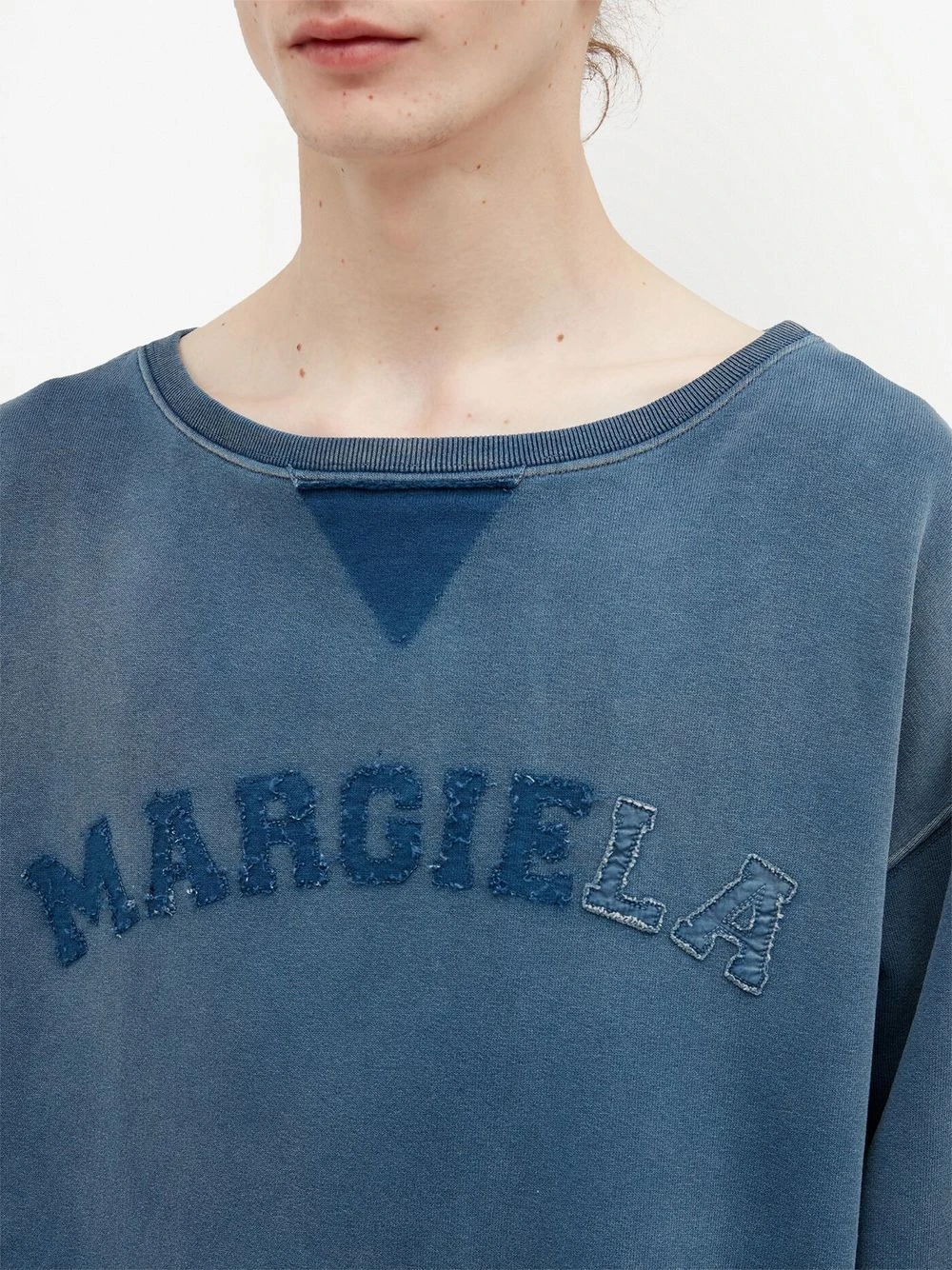 商品MAISON MARGIELA|MAISON MARGIELA 男士卫衣 S50GU0209S25570469 蓝色,价格¥2153,第3张图片详细描述