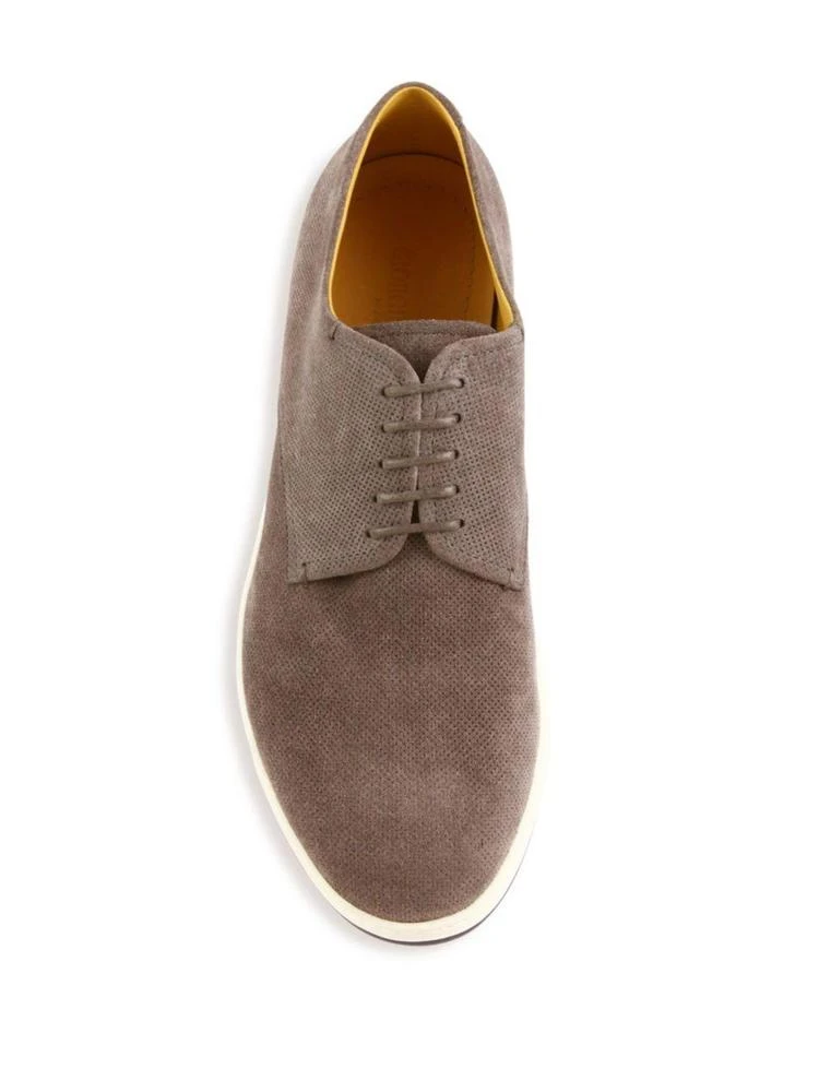 商品Giorgio Armani|Perforated Suede Derby Shoes,价格¥4086,第4张图片详细描述