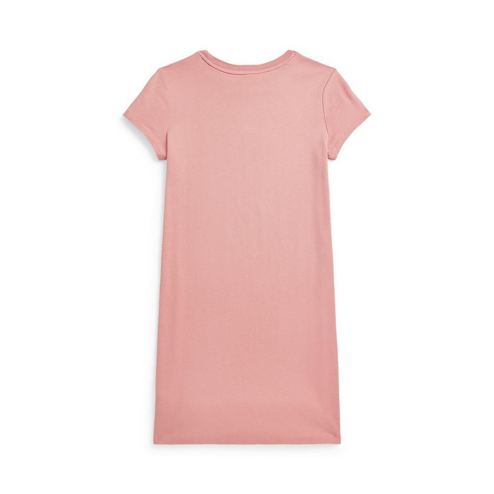 商品Ralph Lauren|Big Girls Polo Bear Jersey T-shirt Dress,价格¥243,第4张图片详细描述