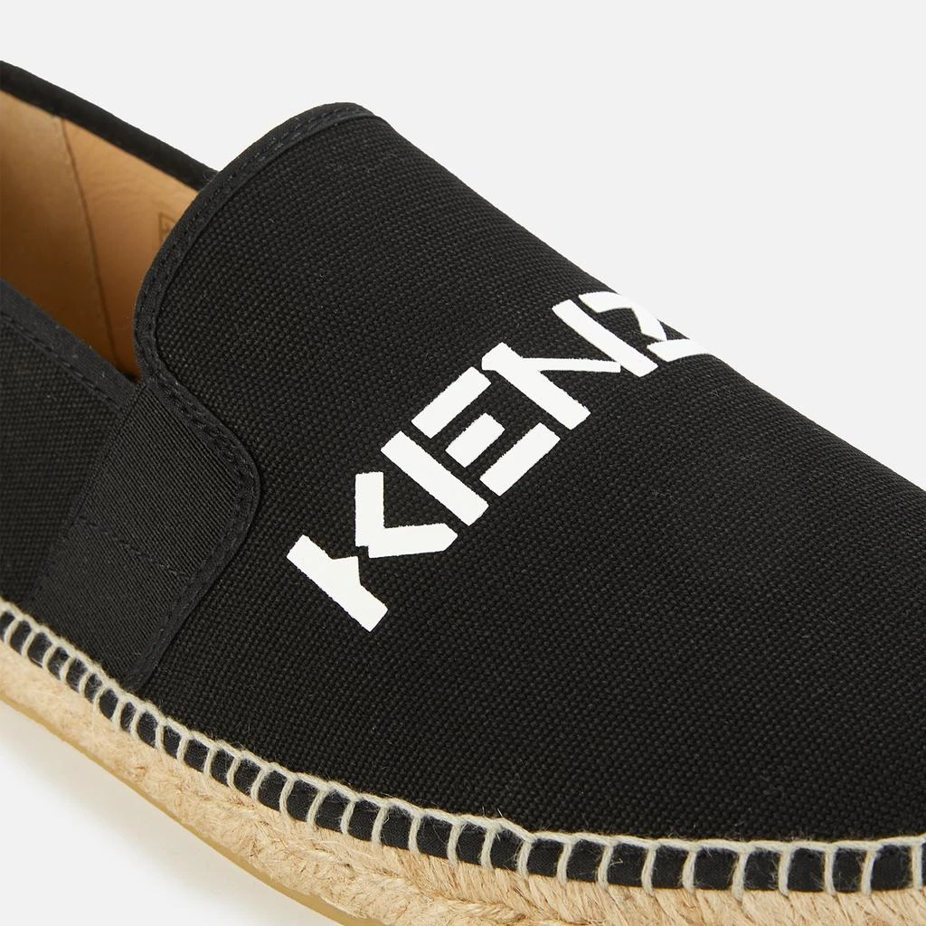 商品Kenzo|KENZO Men's Kenzo Logo Elastic Espadrilles - Black,价格¥960,第4张图片详细描述