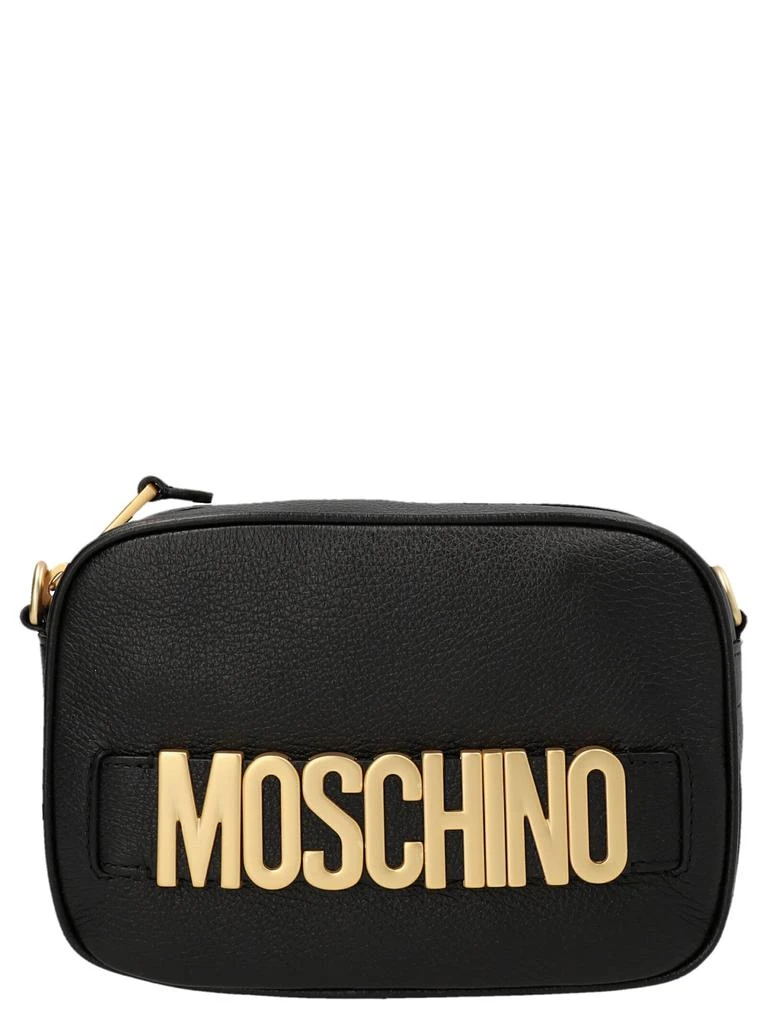 商品Moschino|Logo leather crossbody bag,价格¥2838,第1张图片