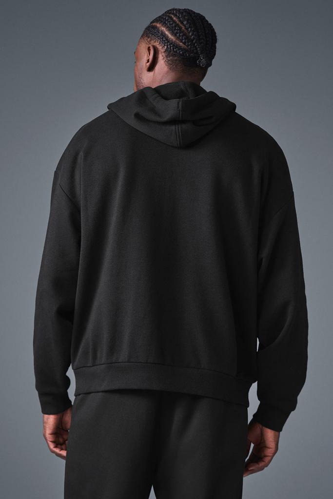 Alo Accolade Full Zip Hoodie - Black - Hoodies - Free Shipping