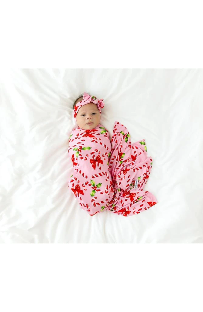 Helen Candy Cane Swaddle & Bow Head Wrap Set 商品