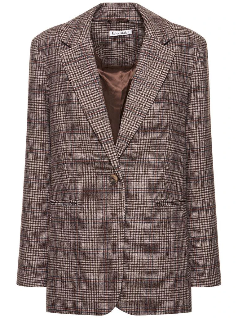 商品Reformation|The Classic Relaxed Wool Blend Blazer,价格¥1305,第1张图片