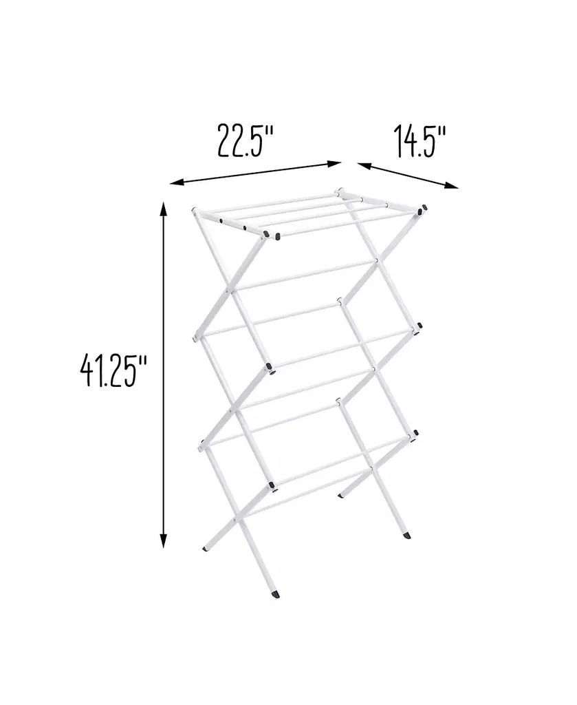 商品Honey Can Do|Compact Folding Metal Clothes Drying Rack,价格¥487,第2张图片详细描述