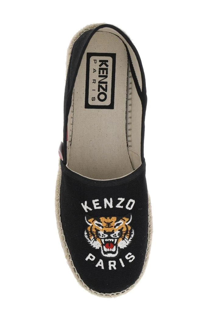 商品Kenzo|Canvas Espadrilles With Logo Embroidery,价格¥1519,第2张图片详细描述