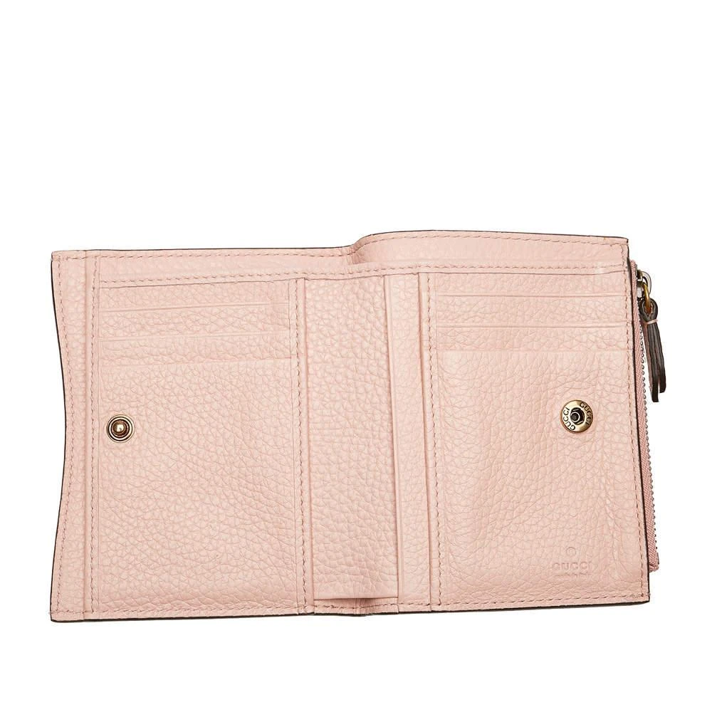 商品[二手商品] Gucci|Gucci Pink Blind for Love Leather Small Wallet,价格¥4394,第5张图片详细描述