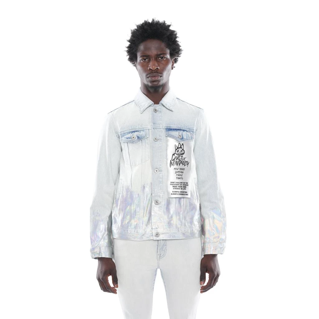 商品Cult Of Individuality|TYPE II DENIM JACKET IN FOIL,价格¥1903,第3张图片详细描述