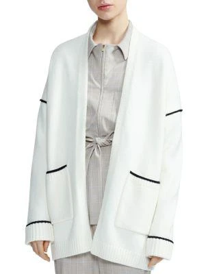 商品Maje|Monia Contrast-Trim Sweater,价格¥1539,第1张图片