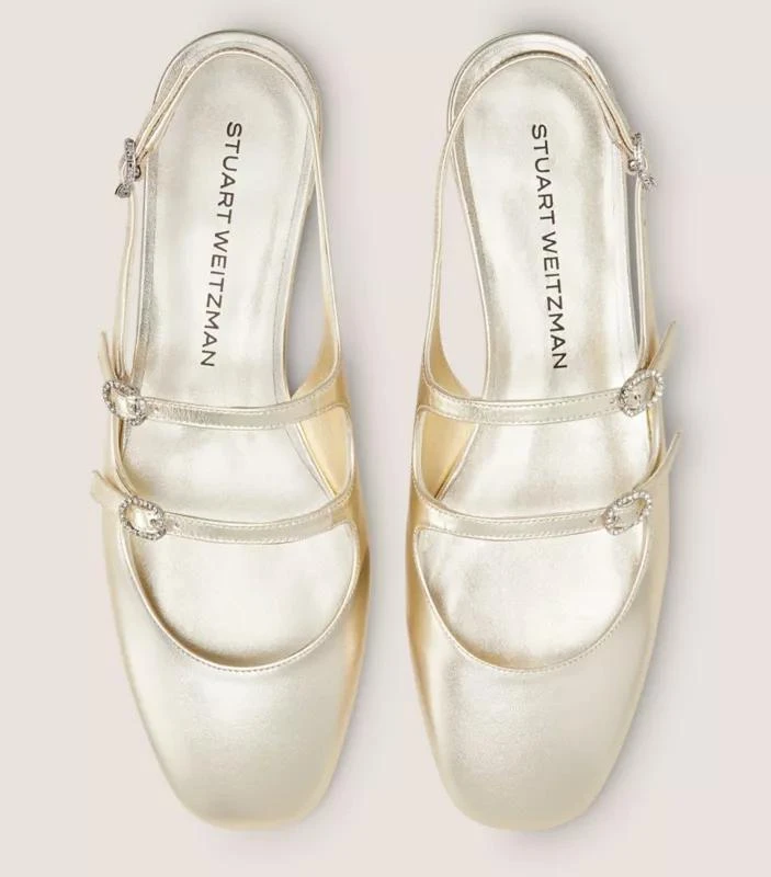 商品Stuart Weitzman|CLARIS MJ SLINGBACK,价格¥944,第3张图片详细描述