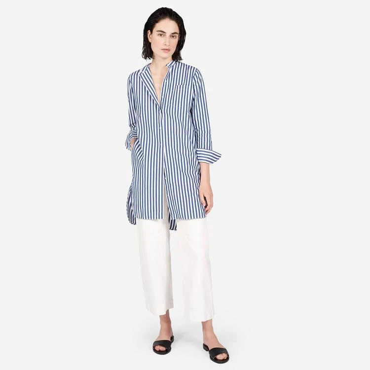 商品Everlane|全棉府绸条纹衬衫裙,价格¥482,第2张图片详细描述