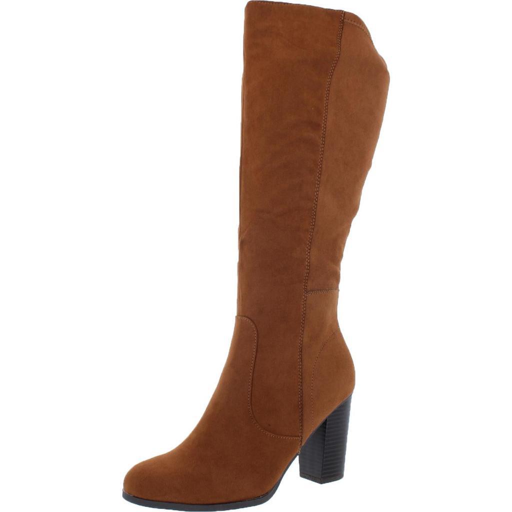 商品Style & Co|Style & Co. Womens Addyy Faux Suede Wide Calf Knee-High Boots,价格¥141-¥304,第7张图片详细描述
