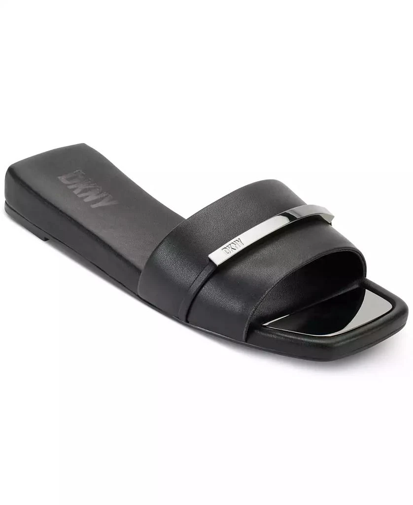 商品DKNY|Women's Alaina Slip-On Hardware Slide Sandals,价格¥1040,第1张图片