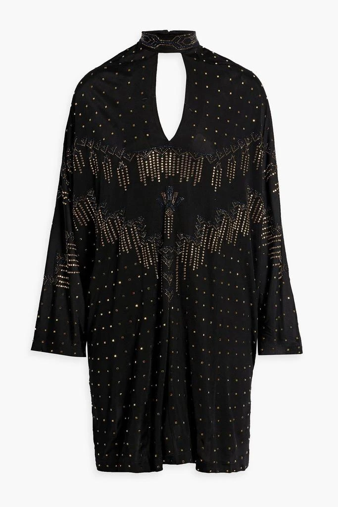 商品Camilla|Embellished cutout satin mini dress,价格¥1581,第1张图片