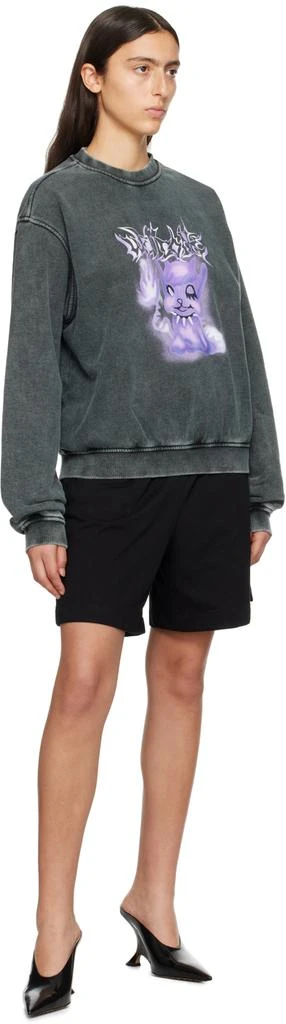 商品We11done|Black Faded Sweatshirt,价格¥1349,第4张图片详细描述