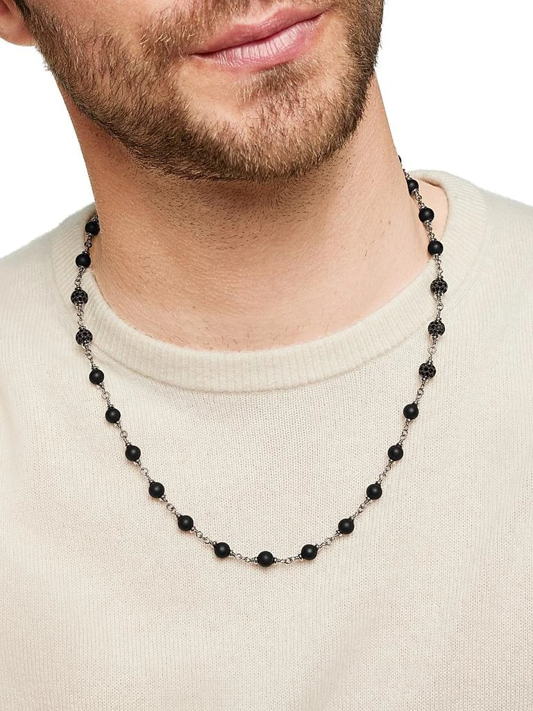 Spiritual Beads Rosary Necklace in Sterling Silver 商品