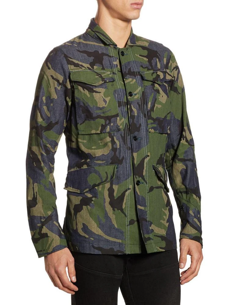 商品G-Star|Vodan Camouflage Cotton Worker Button-Down Shirt,价格¥654,第3张图片详细描述