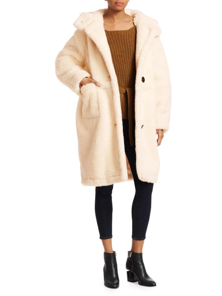 商品Sea|Sonnet Faux Shearling Teddy Coat,价格¥1676,第2张图片详细描述
