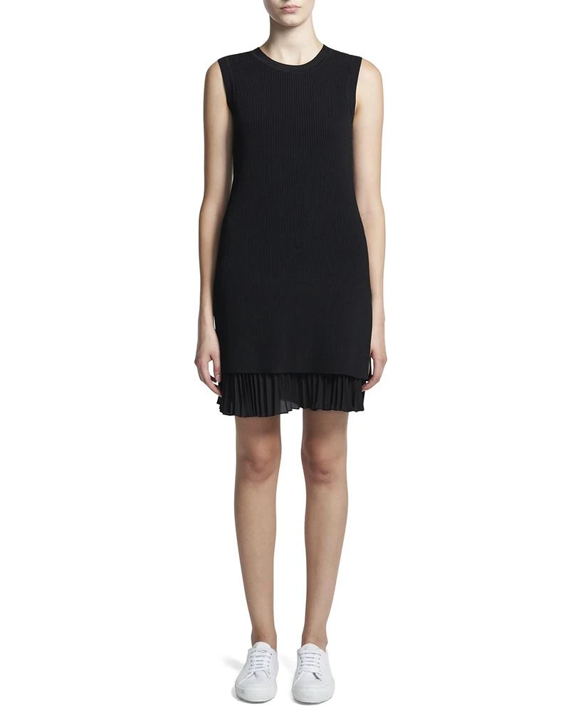 商品Theory|Sleeveless Sweater Dress w/ Pleated Hem,价格¥692,第4张图片详细描述