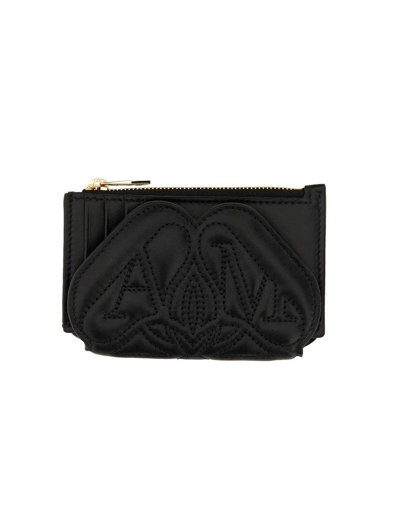 商品Alexander McQueen|Alexander McQueen Seal Logo Card Holder,价格¥2639,第1张图片
