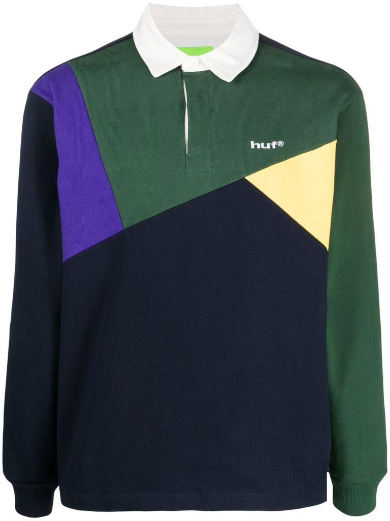 商品HUF|HUF - Long Sleeve Logo Polo Shirt,价格¥688,第1张图片