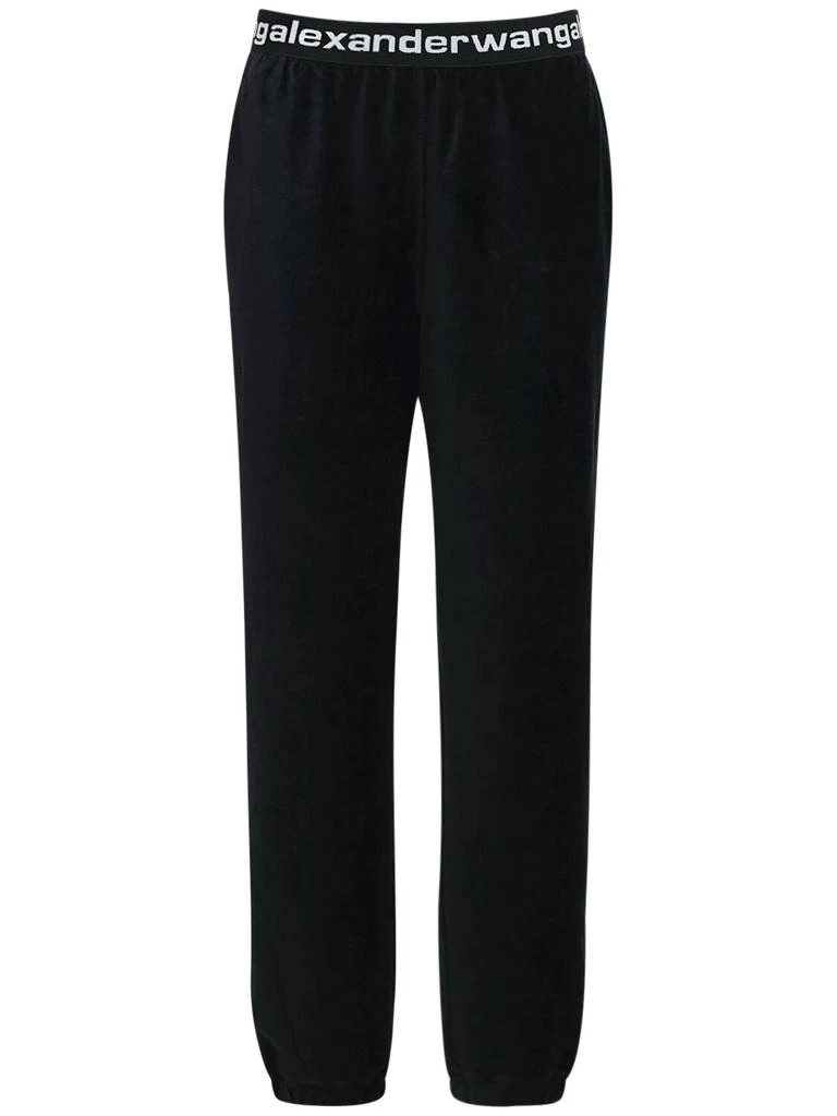 商品Alexander Wang|Stretch Corduroy Sweatpants W/ Logo,价格¥2259,第1张图片