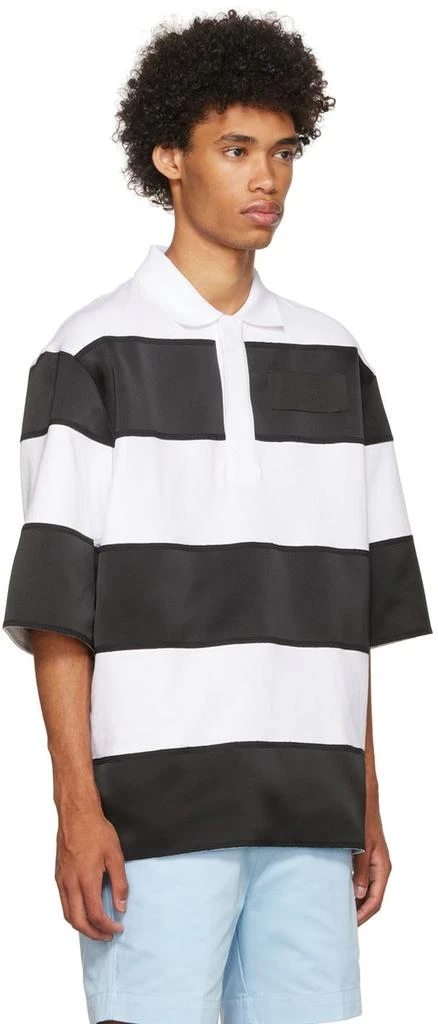 商品AMI|Black & White Organic Cotton Polo,价格¥1878,第2张图片详细描述