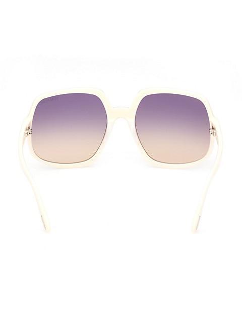 商品Tom Ford|60MM Geometric Sunglasses,价格¥3228,第7张图片详细描述