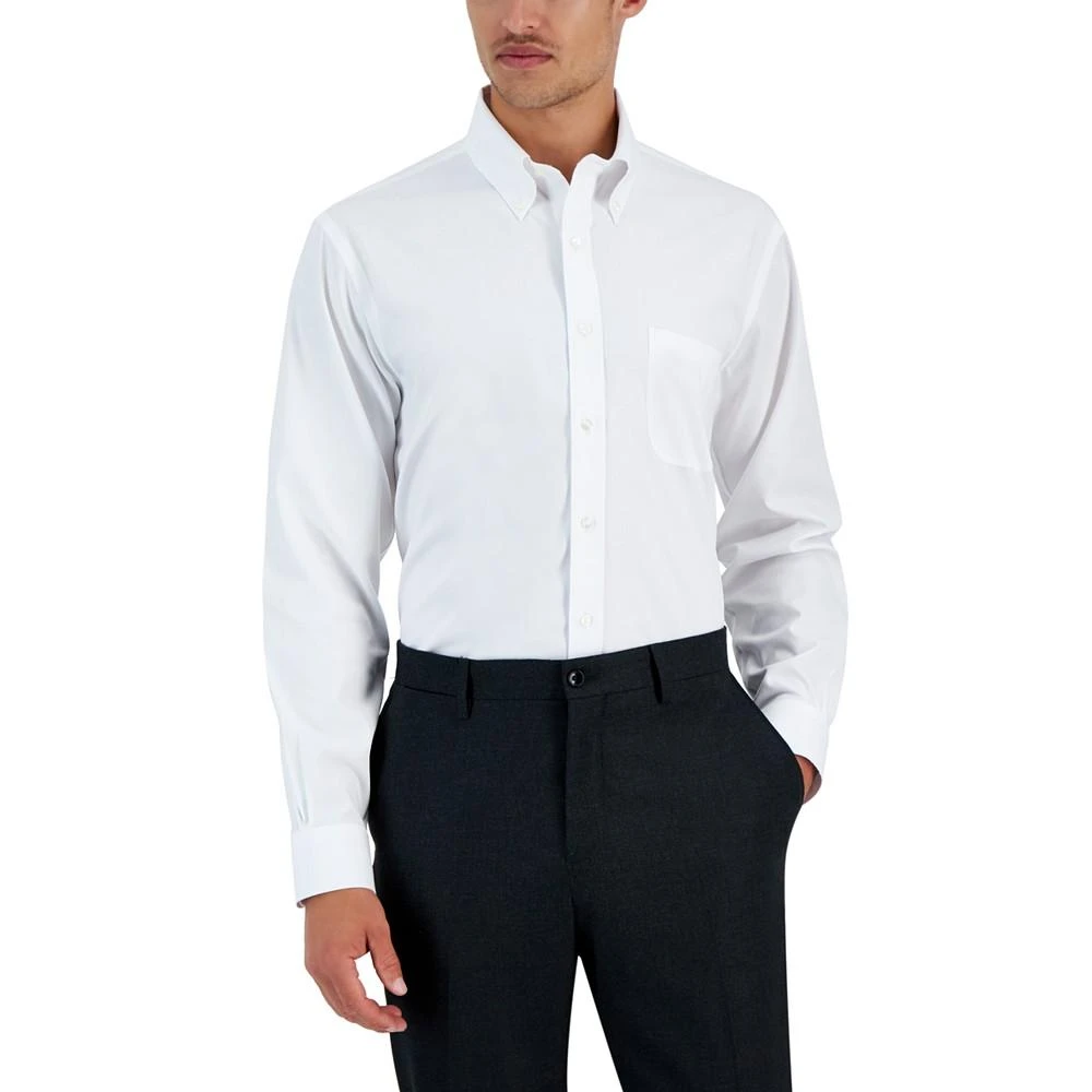 商品Brooks Brothers|Men's Regular Fit Non-Iron Solid Dress Shirts,价格¥530,第1张图片