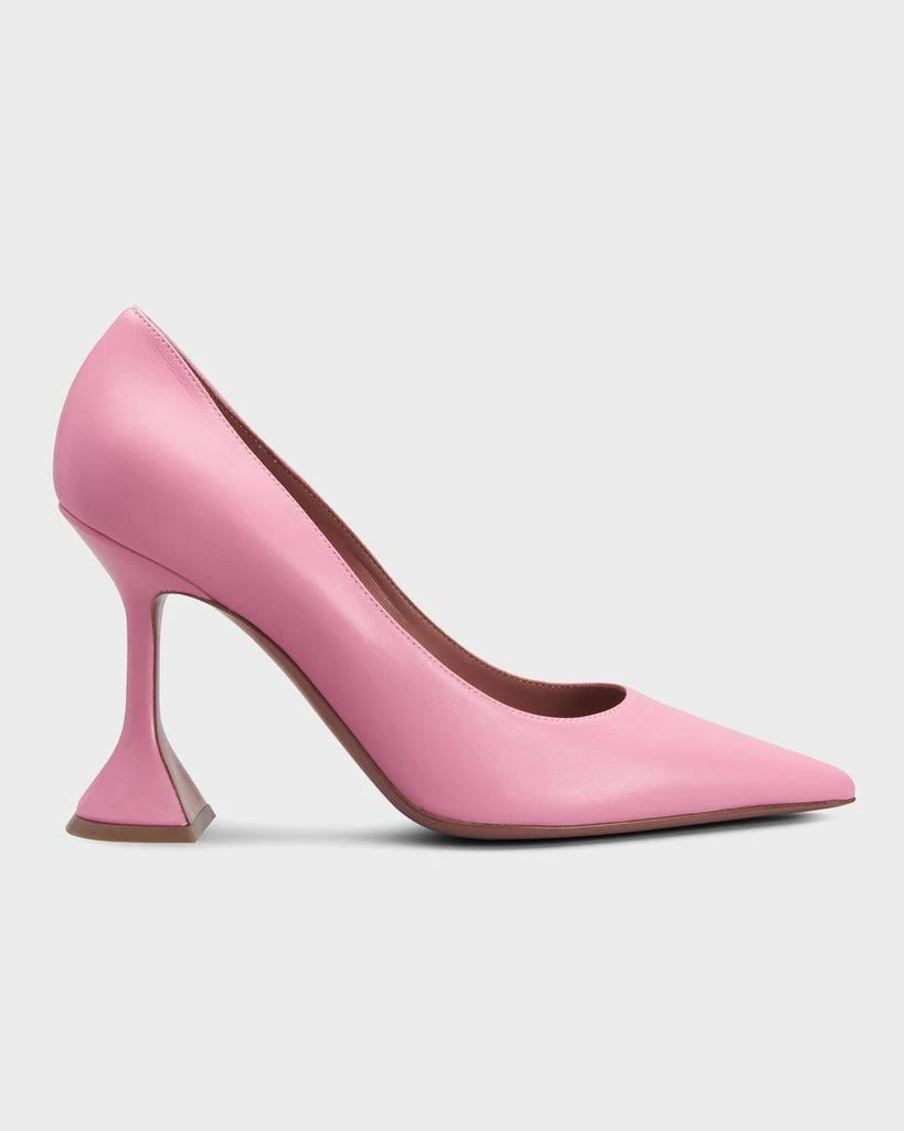 商品Amina Muaddi|Ami Lambskin Pedestal Pumps,价格¥2209,第1张图片