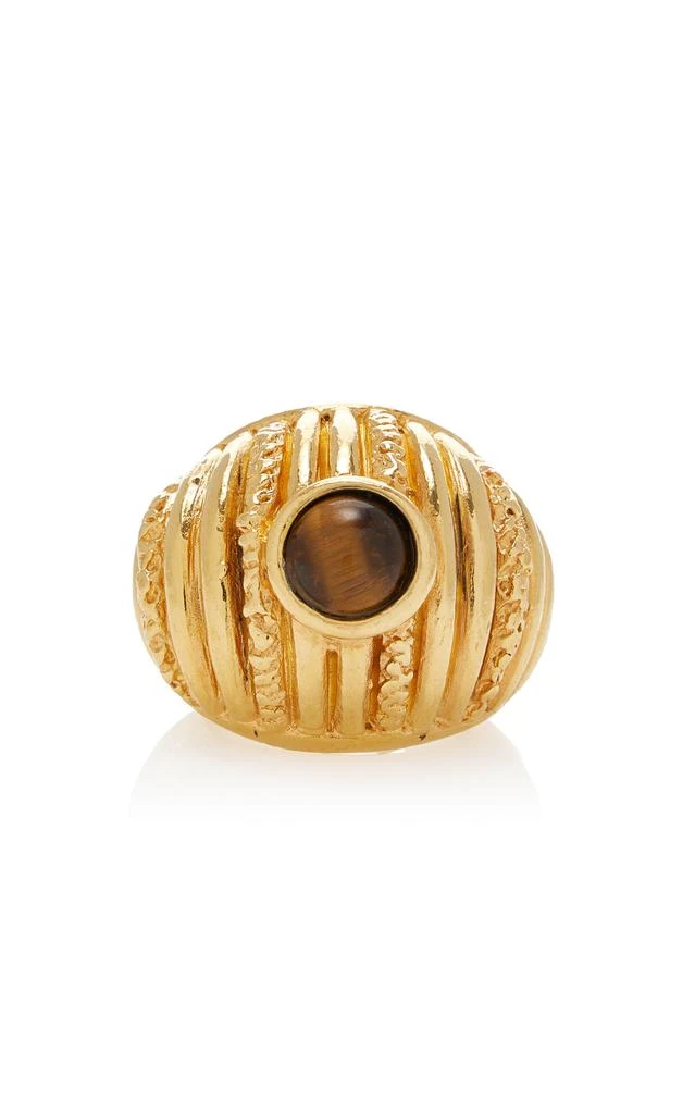 商品Paola Sighinolfi|Paola Sighinolfi - 18K Gold-Plated Pewter Ring - Brown - US 7 - Moda Operandi - Gifts For Her,价格¥1896,第1张图片