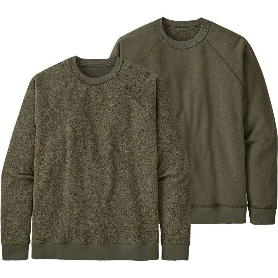 商品Patagonia|Reversible Shearling Crew Sweatshirt - Men's,价格¥476,第2张图片详细描述