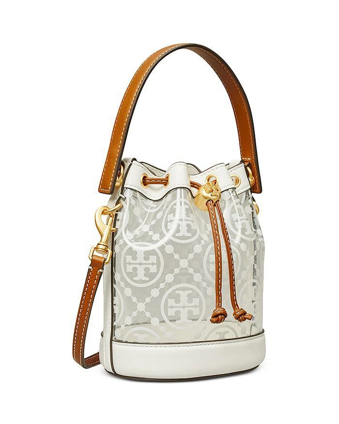 商品Tory Burch|Mini T Monogram Clear Bucket Bag,价格¥1773,第4张图片详细描述