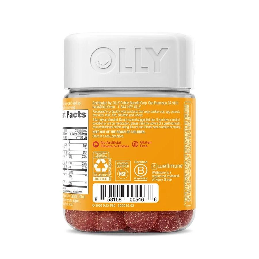 商品OLLY|Kids Immunity Gummies,价格¥108,第2张图片详细描述