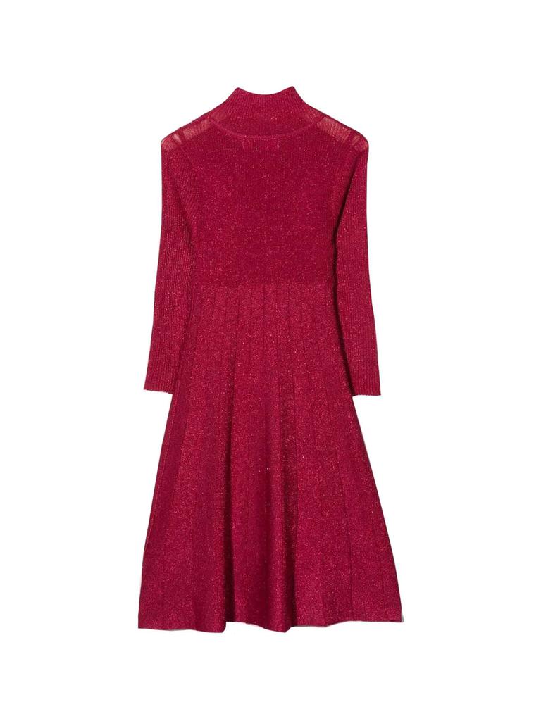 Monnalisa Burgundy Dress Girl商品第2张图片规格展示