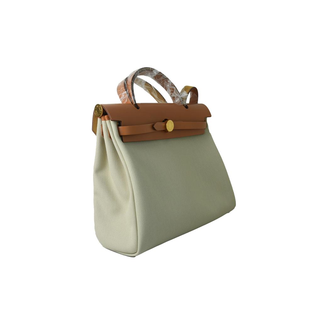 Hermes Herbag 31 Gold Hardware Gold Beton商品第2张图片规格展示