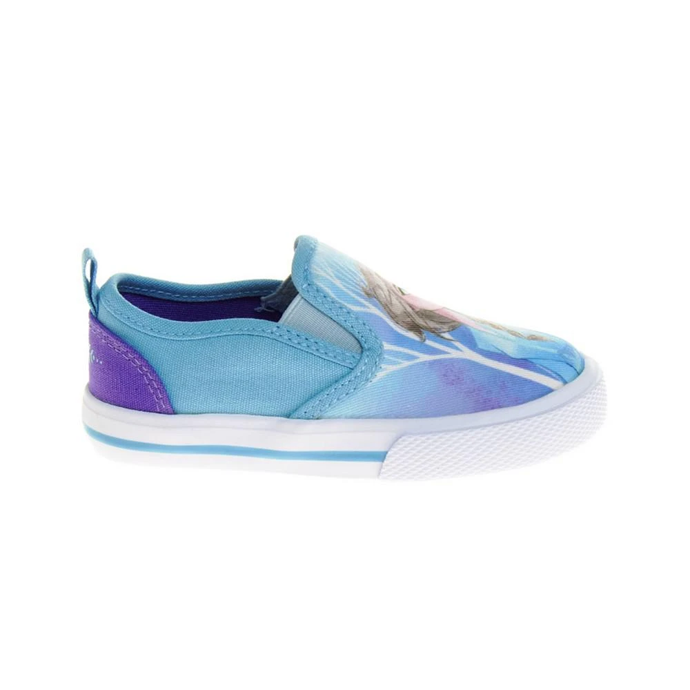 商品Disney|Little Girls Frozen Slip On Canvas Sneakers,价格¥258,第2张图片详细描述