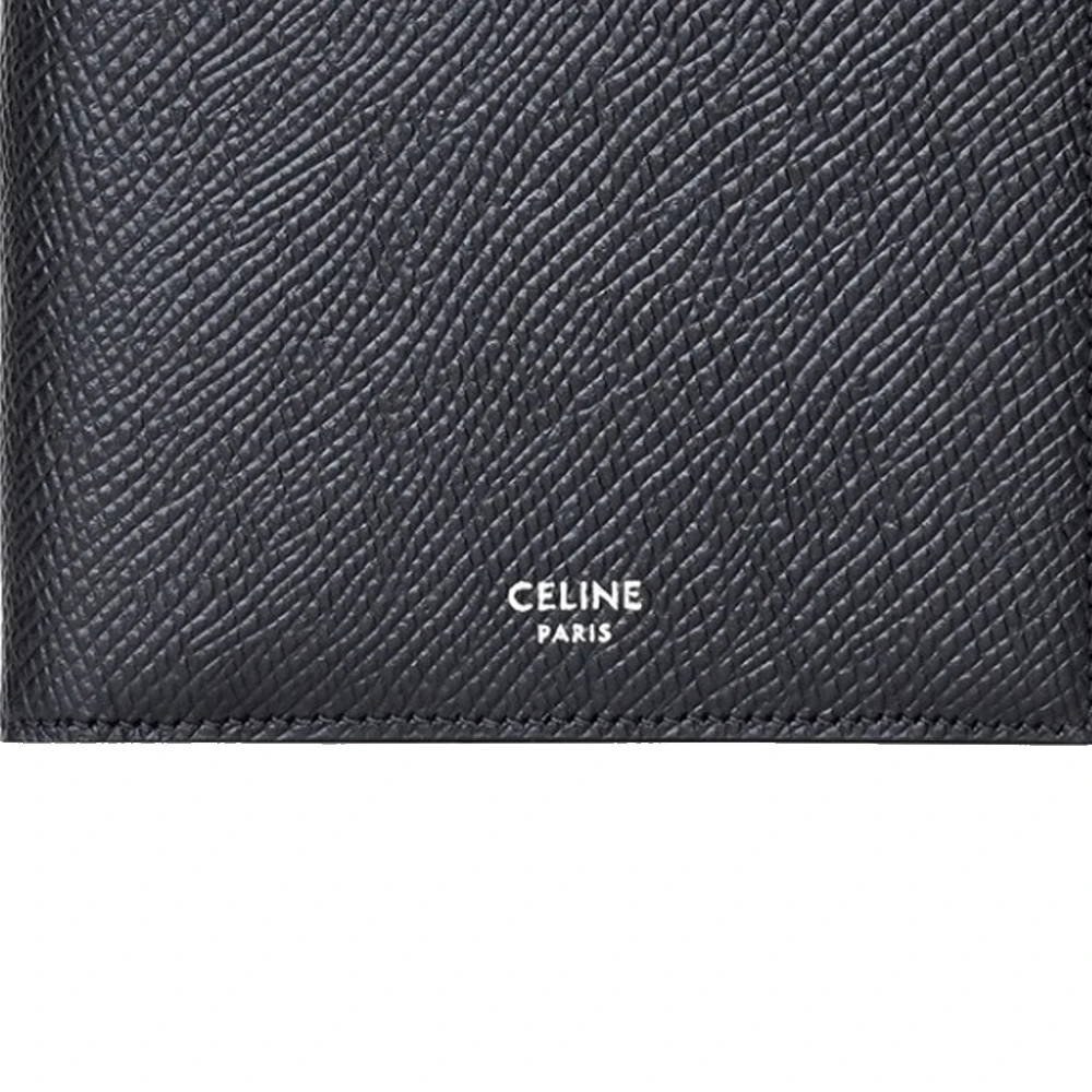 CELINE/赛琳 经典款 男士黑色粒面小牛皮零钱兜双折短款轻薄钱包 10C873-BEN-38SI 商品