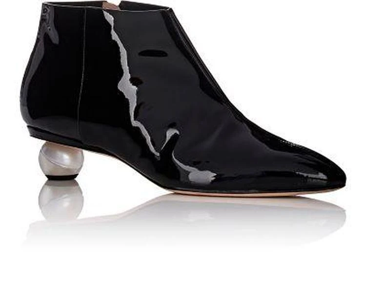 商品ALCHIMIA DI BALLIN|Nix Patent Leather Ankle Booties,价格¥2076,第2张图片详细描述