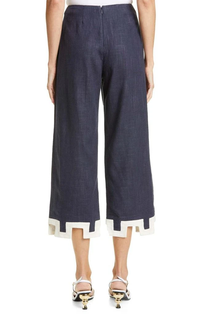 商品Staud|Ponza Linen Blend Crop Pants,价格¥450,第2张图片详细描述