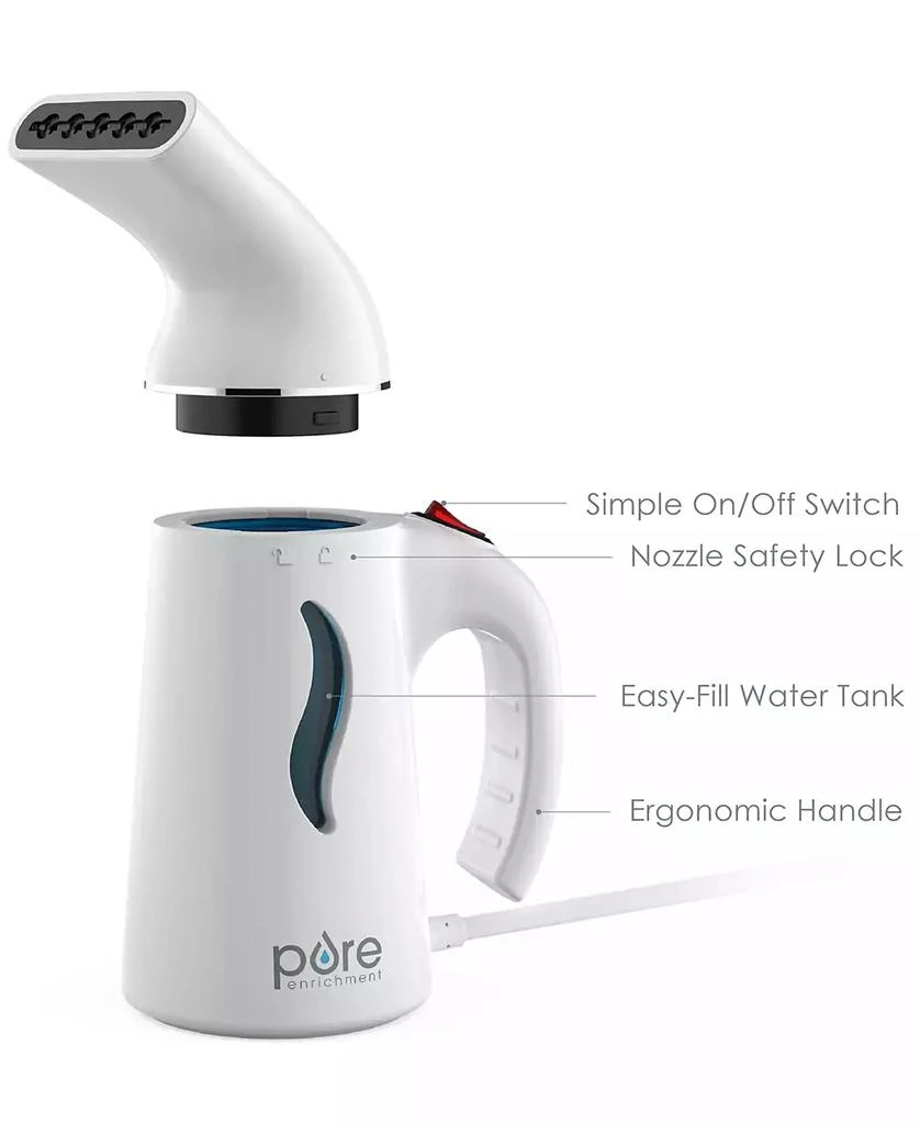 商品Pure Enrichment|PureSteam Portable Fabric Steamer,价格¥314,第5张图片详细描述