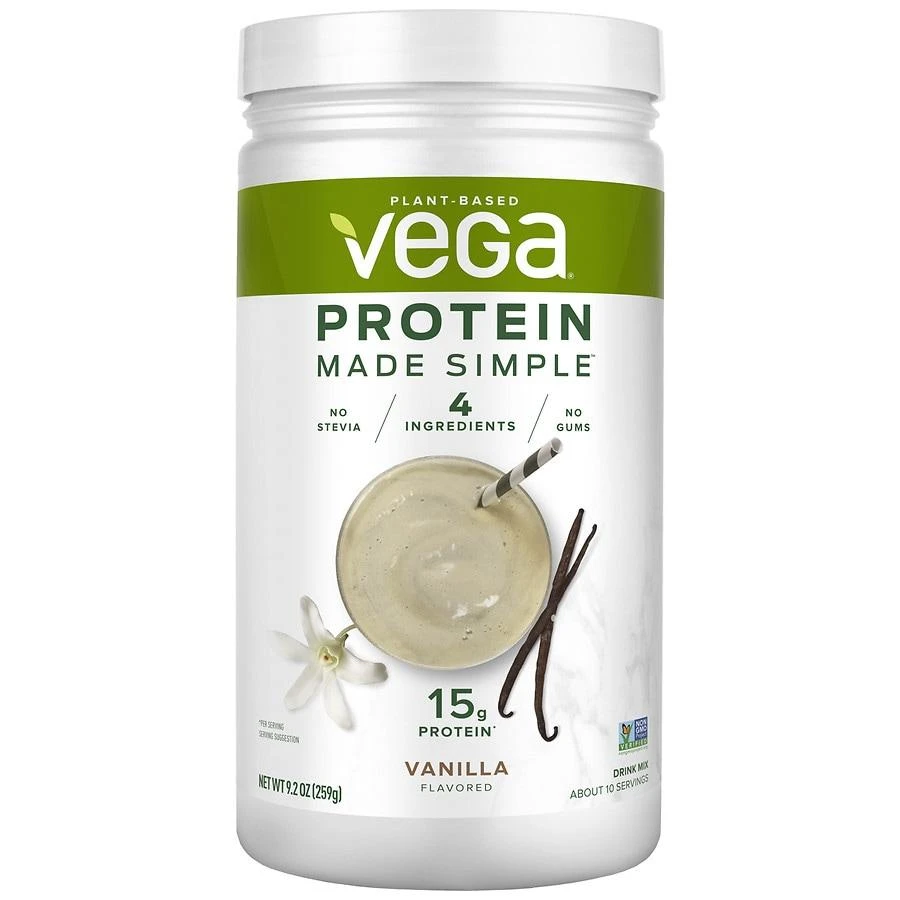 商品Vega|Protein Made Simple, Vanilla,价格¥133,第1张图片