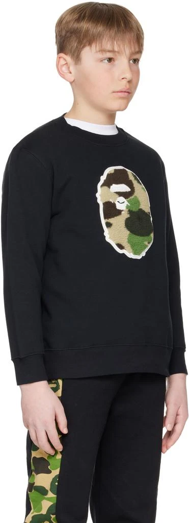 商品Bape|Kids Black ABC Camo Boa Patch Crewneck Sweatshirt,价格¥1551,第2张图片详细描述