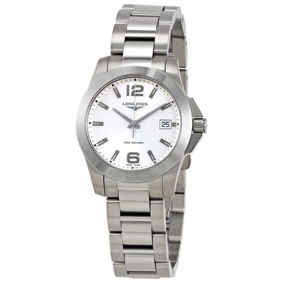 商品Longines|Conquest Silver Dial Ladies 34 mm Watch L33774766,价格¥4231,第1张图片