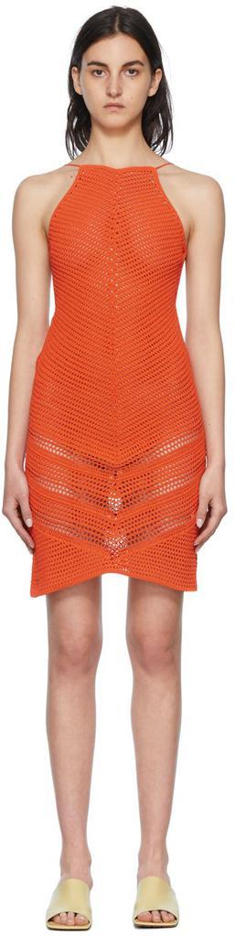 商品Bottega Veneta|橙色棉质连衣裙,价格¥18284,第1张图片