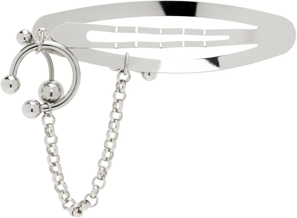 商品Justine Clenquet|Silver Holly Barrette,价格¥487,第2张图片详细描述