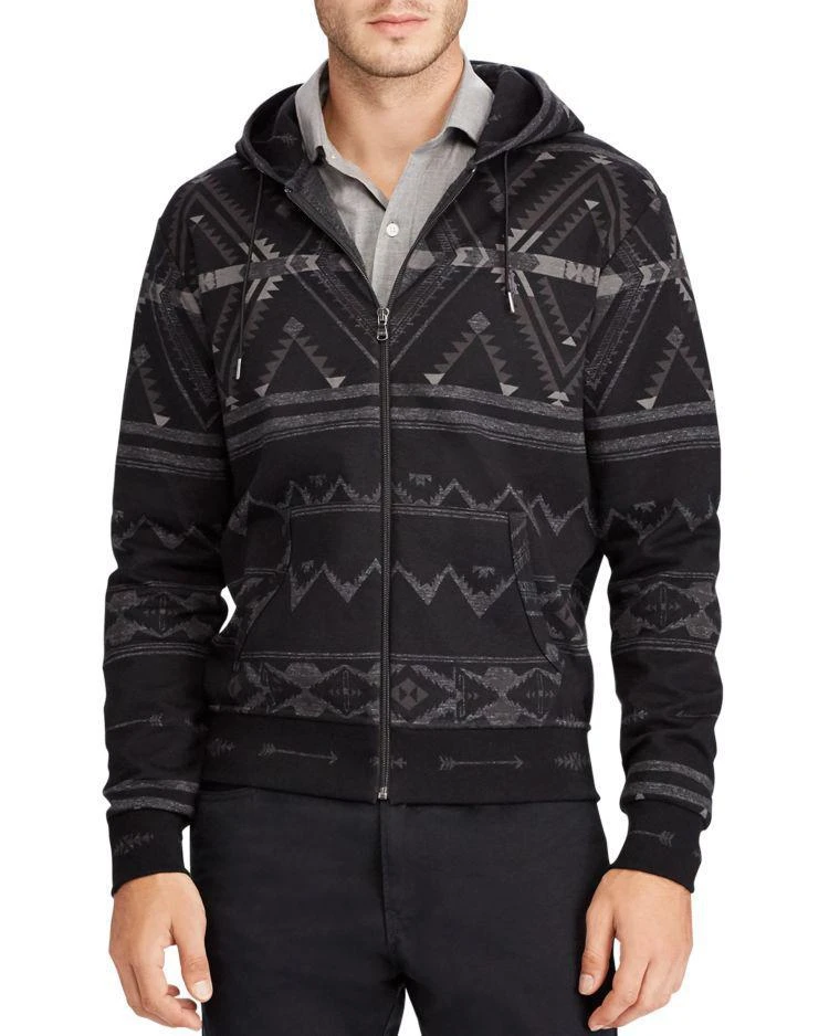 商品Ralph Lauren|Southwestern Print Zip Hooded Sweatshirt,价格¥326,第1张图片