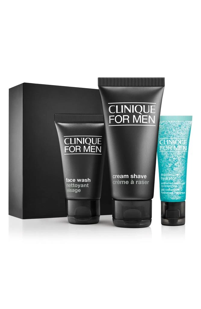 商品Clinique|The Clinique for Men Daily Intense Hydration Starter Kit for Dry to Dry Combination Skin Types,价格¥147,第1张图片