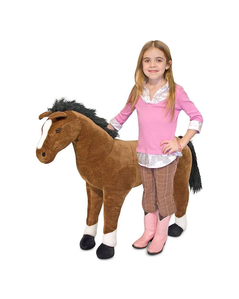 Giant Horse Lifelike Stuffed Animal - Ages 3+ 商品