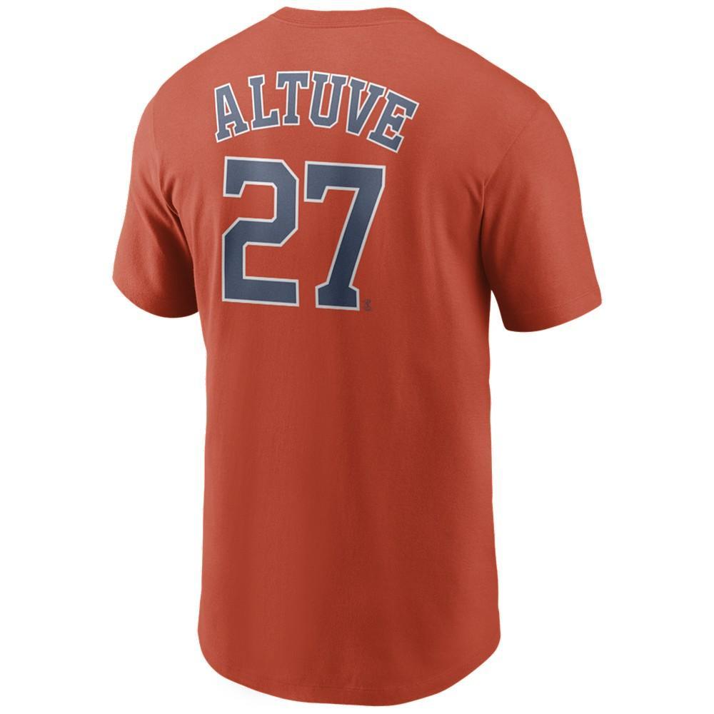 商品NIKE|Men's Jose Altuve Houston Astros Name and Number Player T-Shirt,价格¥244,第1张图片